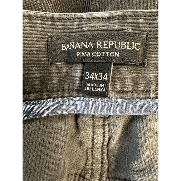 Banana Republic Pima Cotton 34/34 Mens Corduroy Jeans Pants READ‎ - Picture 10 of 10